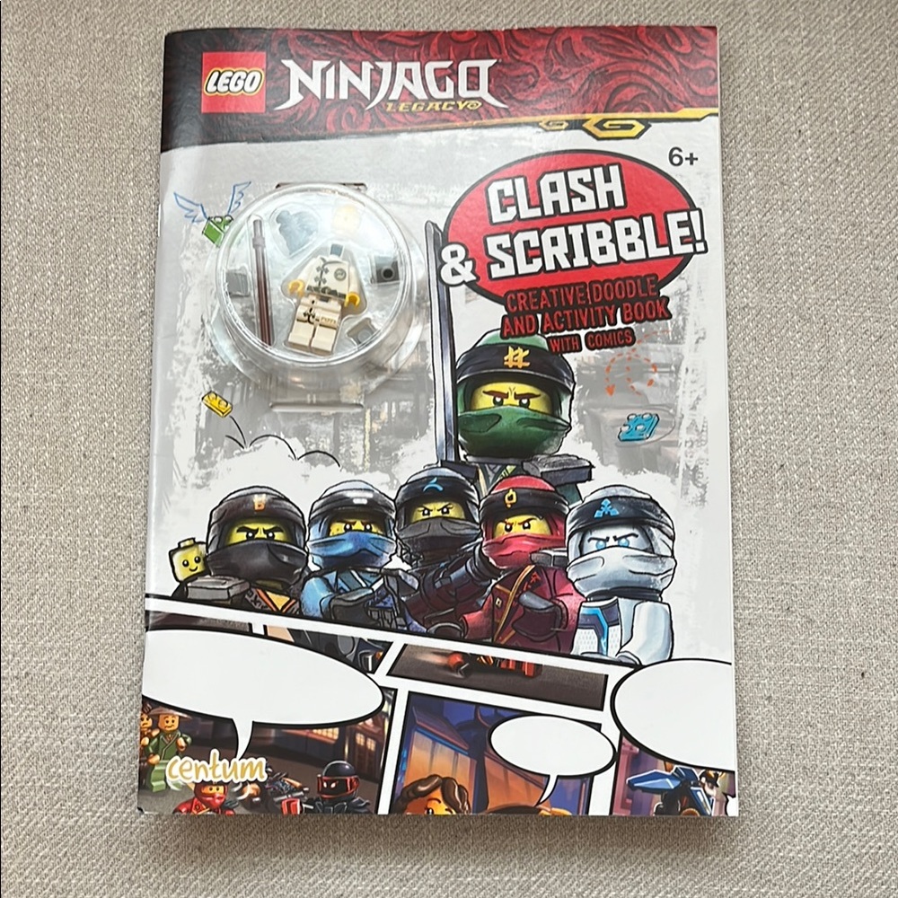 NWT LEGO Ninjago Activity Book with Mini-Figure